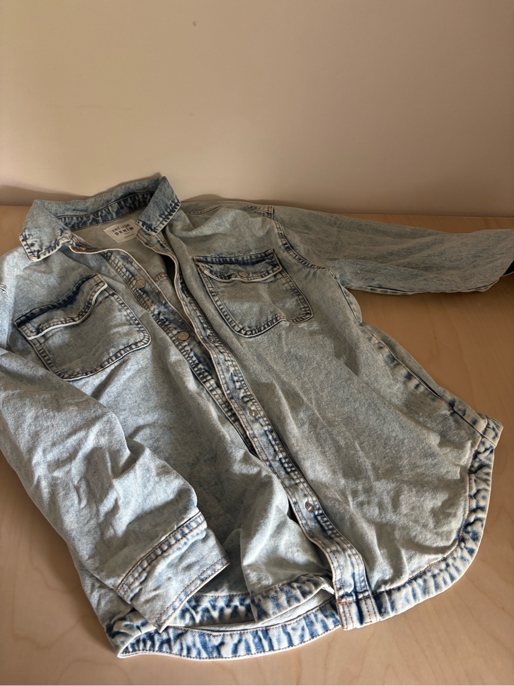 refuge Light Wash Blue Denim Jacket